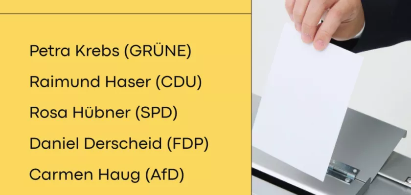 einladungsflyer vhs Podiumsdiskussion