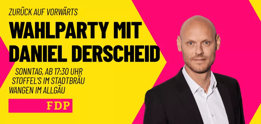 Einladungsplakat mit Gesicht  von Daniel Derscheid